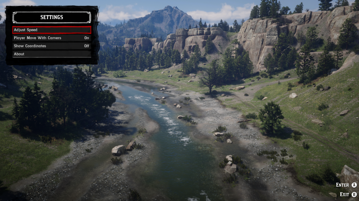 Пейзаж в Red Dead Redemption 2