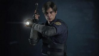 Леон Кеннеди, главный герой Resident Evil 2 Леон Кеннеди, главный герой Resident Evil 2