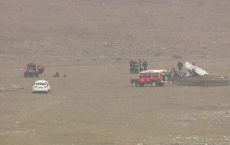 Во Франции разбился пассажирский самолет / фото France 3 Во Франции разбился пассажирский самолет / фото France 3