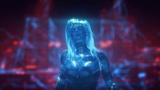 Героиня Grimes из Cyberpunk 2077 Героиня Grimes из Cyberpunk 2077