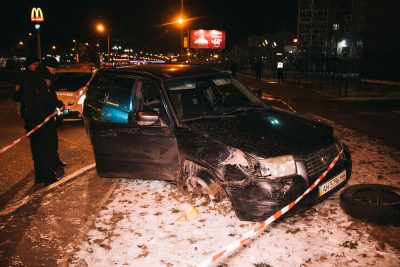 В Киеве неизвестные устроили погоню и перестрелку с полицией