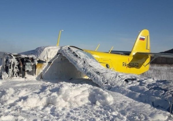 У Росії впав літак з пасажирами
