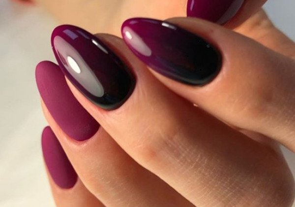 Весняний манікюр 2020 - стильний манікюр марсала та бордові нігті: фото