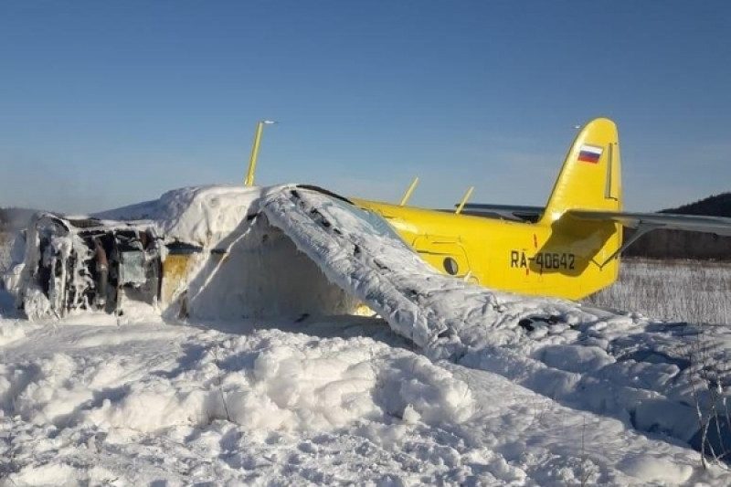 У Росії впав літак з пасажирами