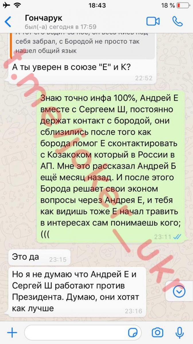 Листування Олексія Гончарука з пранкером Джокером