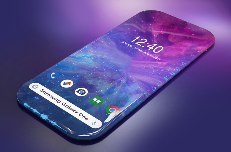 Концепт-дизайн смартфона Samsung Концепт-дизайн смартфона Samsung