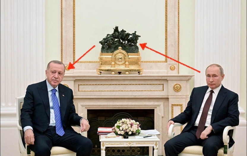 Путін нишком образив Ердогана демонстрацією перемоги росіян над турками
