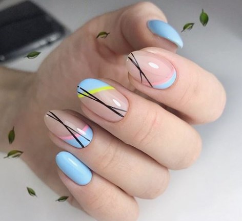 Весняний манікюр 2020 в стилі модерн Весняний манікюр 2020 в стилі модерн