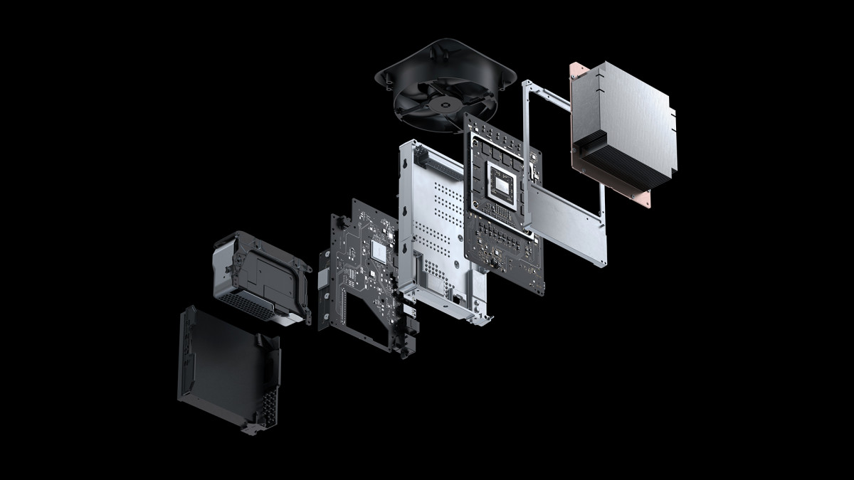 Внутренности Xbox Series X Внутренности Xbox Series X