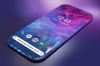 Концепт-дизайн смартфона Samsung Концепт-дизайн смартфона Samsung