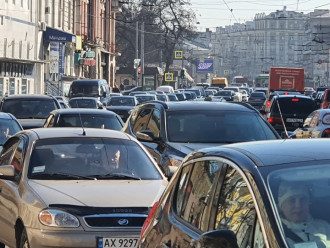 В Харькове пробки
