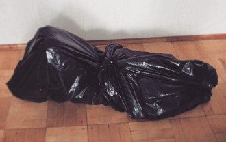 Труп, мішок