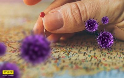 коронавірус, карта коронавірус, карта