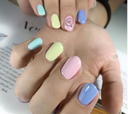Весняний манікюр удома Весняний манікюр удома