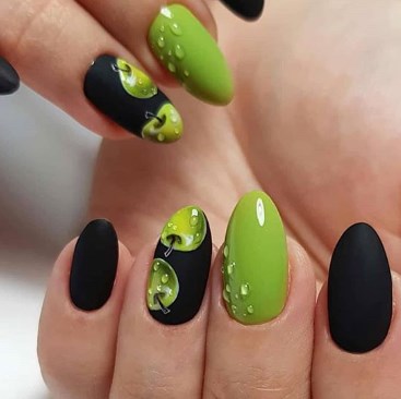 Чорний манікюр 2020