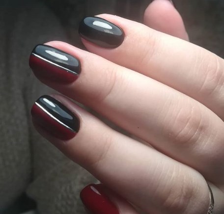 Чорний манікюр 2020