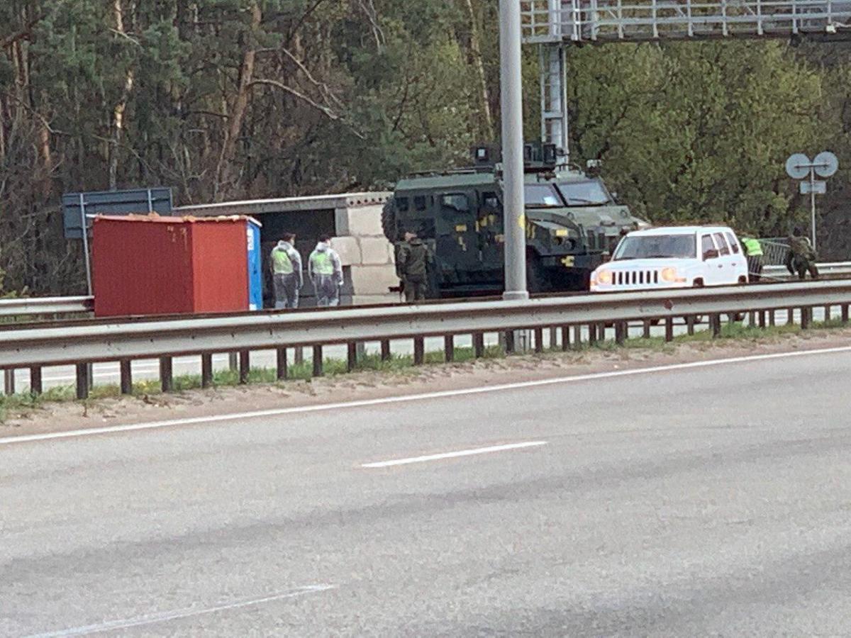 На въезде в Киев ввели тотальную термометрию На въезде в Киев ввели тотальную термометрию
