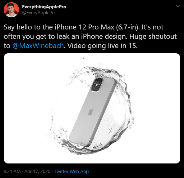 Дизайн iPhone 12