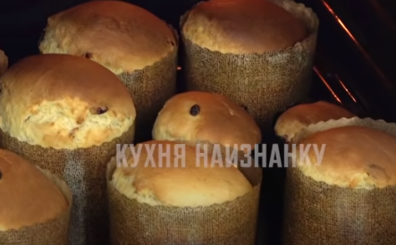В духовке маленькие куличики можно испечь приблизительно за 30 минут – Рецепт пасхи на пол-литра молока