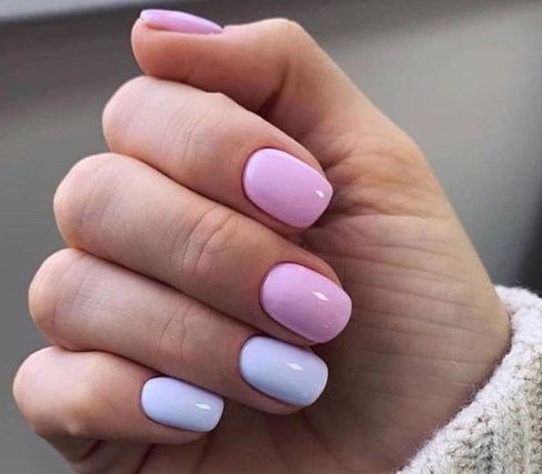 Блакитний манікюр весна 2020 Блакитний манікюр весна 2020