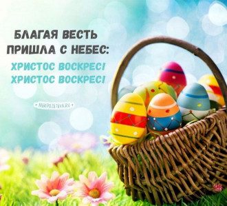 Христос Воскрес - картинки, открытки и гиф на русском и украинском