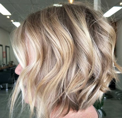 Стрижка розмитий боб Стрижка розмитий боб