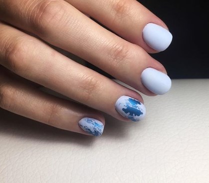 Літній манікюр на короткі нігті Літній манікюр на короткі нігті