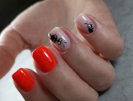 Літній манікюр на короткі нігті Літній манікюр на короткі нігті