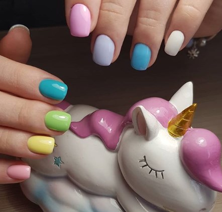 Літній манікюр на короткі нігті Літній манікюр на короткі нігті