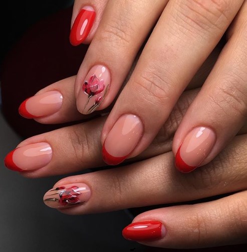 Маки на нігтях 2020