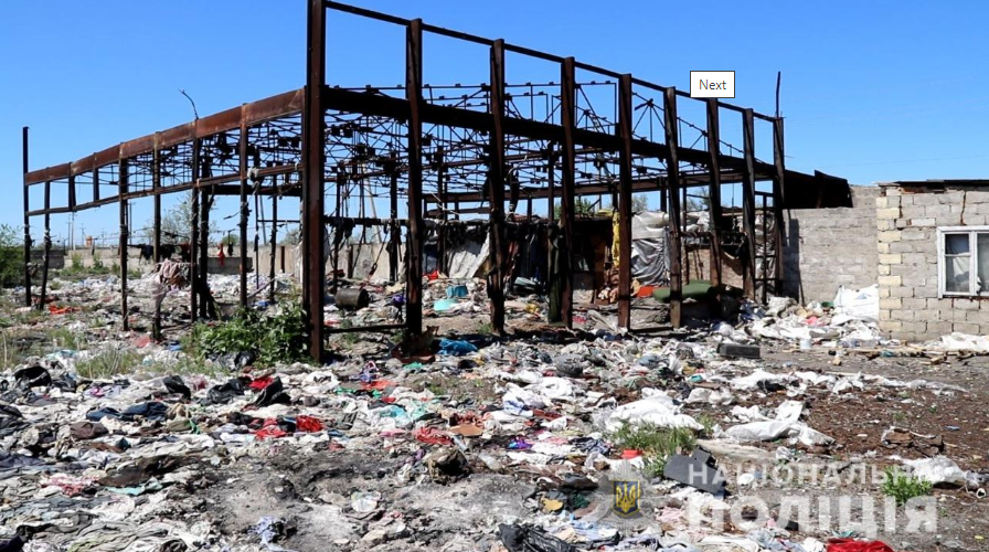 Діти на смітнику в Херсоні