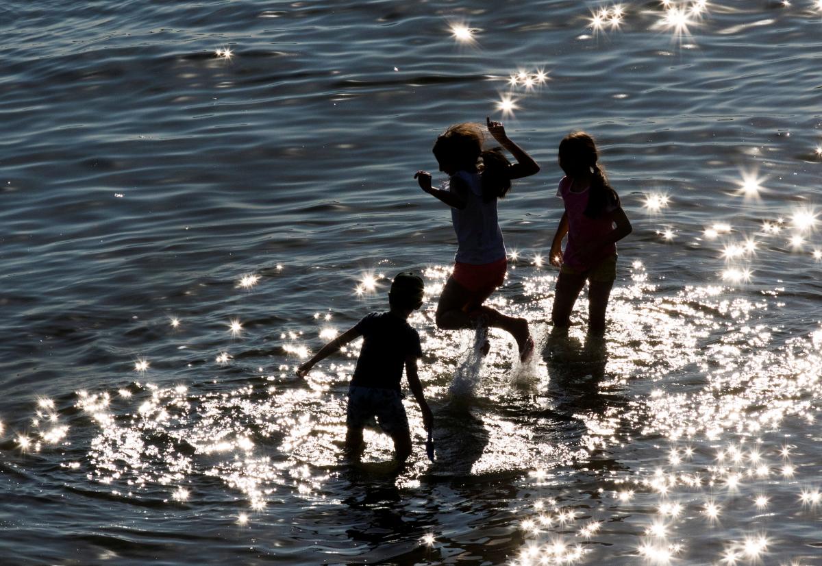 дети,вода,лето