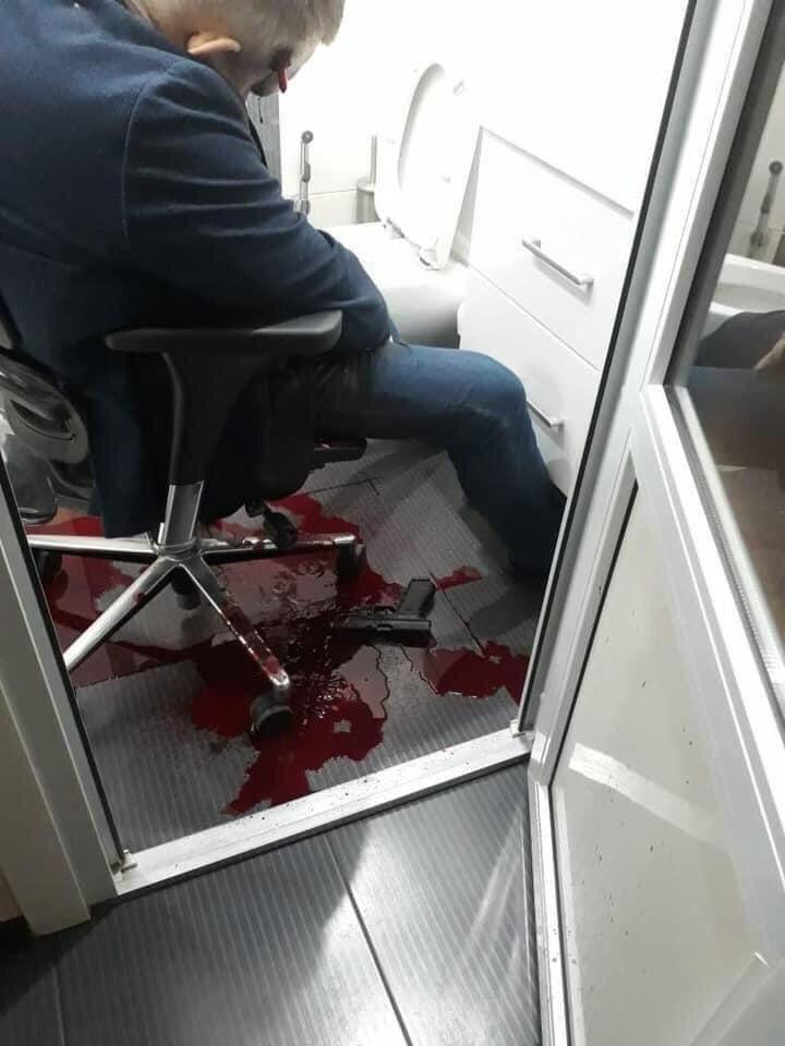 Фото с місця загибелі Валерія Давиденка