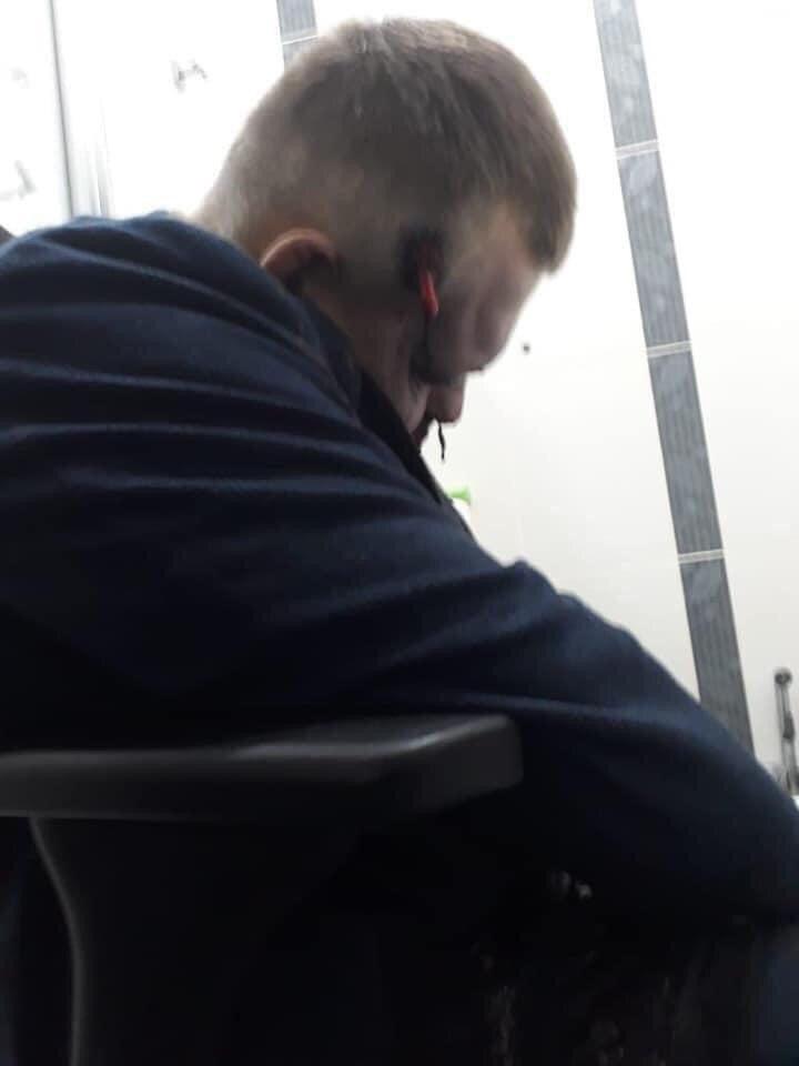 Фото с місця загибелі Валерія Давиденка