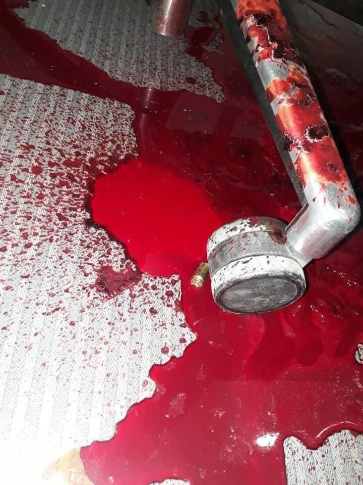 Фото с місця загибелі Валерія Давиденка