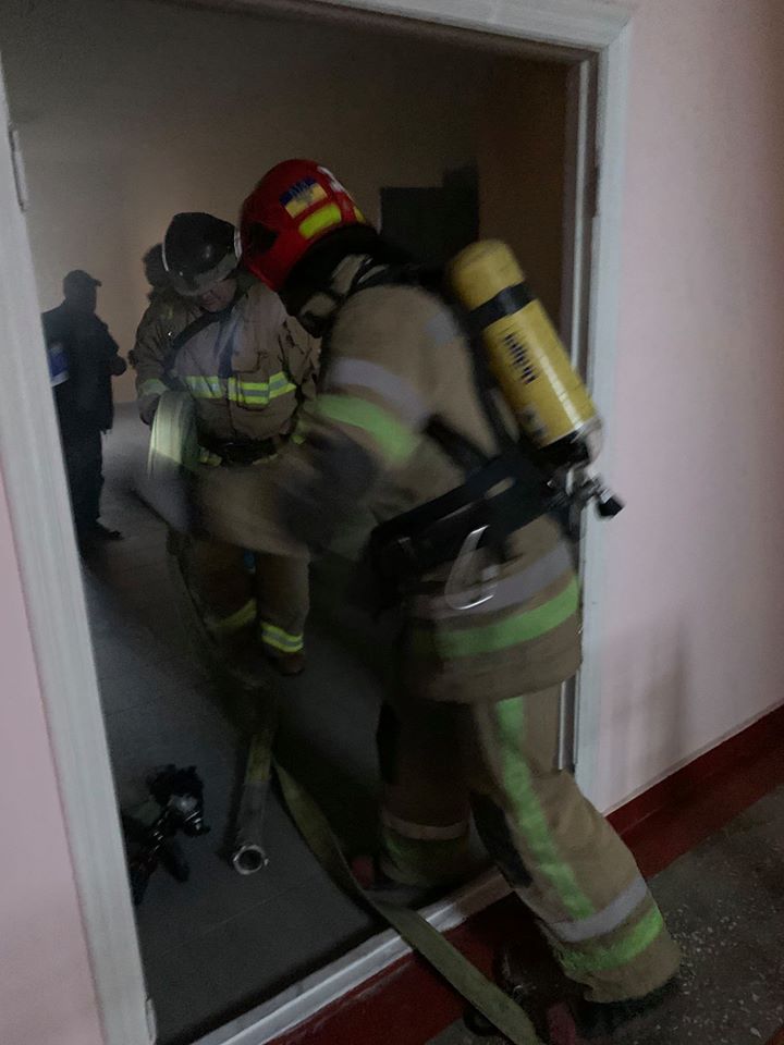 Пожежа в Олександрівській лікарні