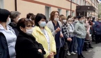 В Виннице протестуют медики / vinnitsa.info