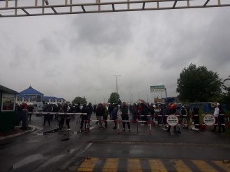 КПП Тиса заблокирован