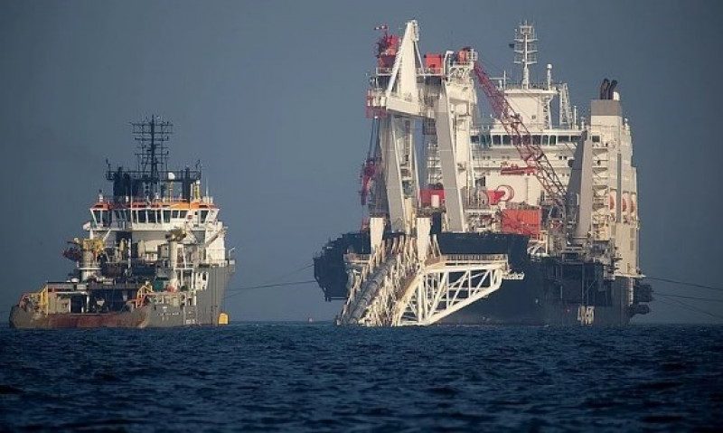 Корабель Академік Черський дістався на місце будівництва Північного потоку-2