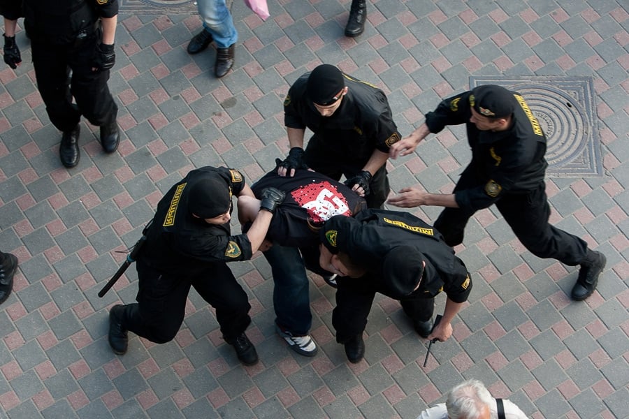 беларусь затримання