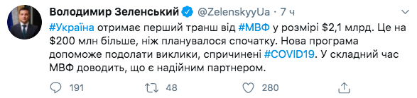 МВФ одобрил программу помощи Украине: первый транш - уже в июне