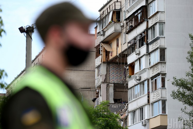 Вибух у житловому будинку в Києві