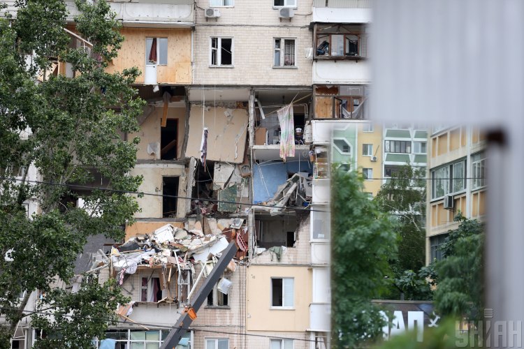Вибух у житловому будинку в Києві