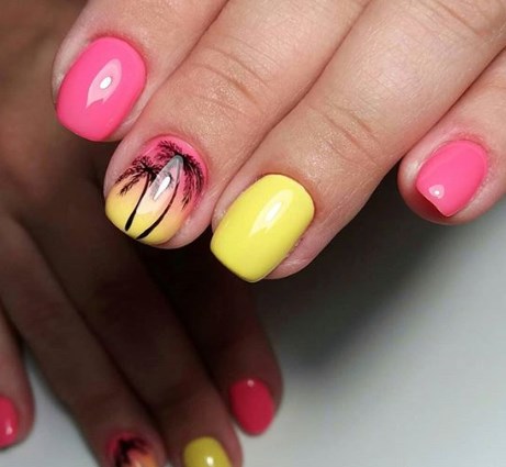 Літній манікюр на короткі нігті 2020 Літній манікюр на короткі нігті 2020