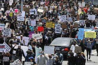 протесты в США протесты в США