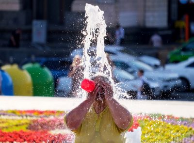 Киев,жара Киев,жара