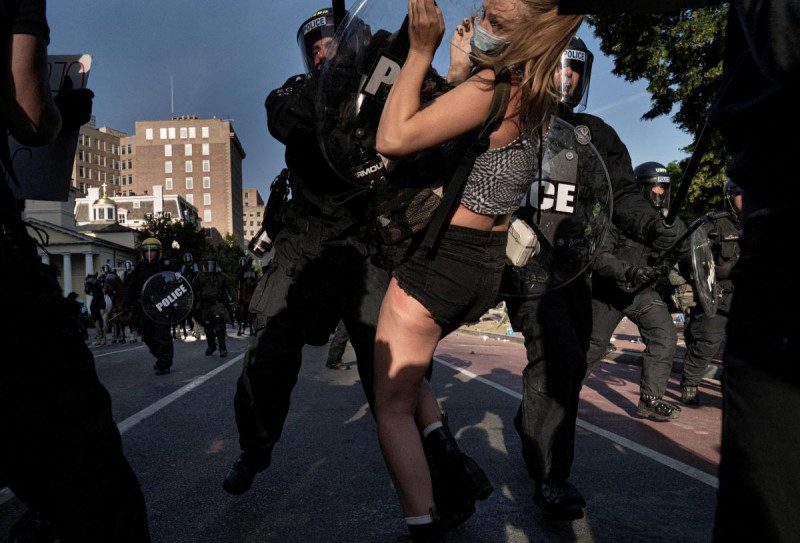 Протесты в США