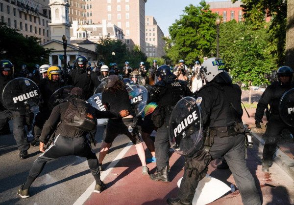 Протесты в США