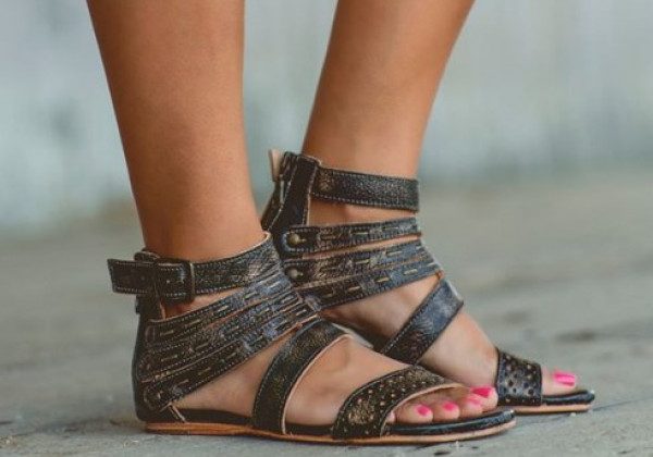 Босоножки лето 2020 без каблуков