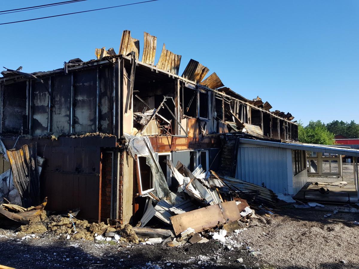 В Польше местные сожгли хостел, где жили украинские заробитчане – фото